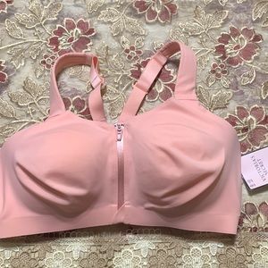 Victoria Secret 2-In-One Pink Sports Bra size 38DD. New with tags.